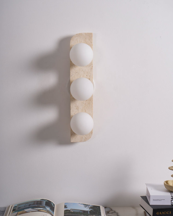 Elysian Travertine Vägglampa
