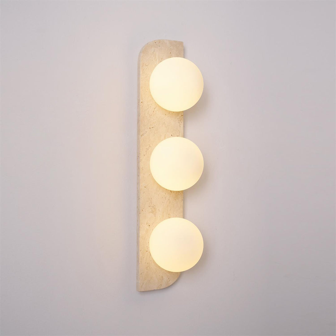Elysian Travertine Vägglampa