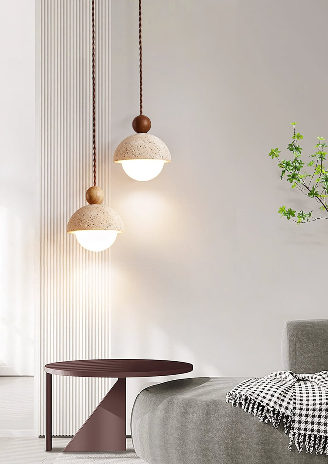 Niva Travertine Hänglampa