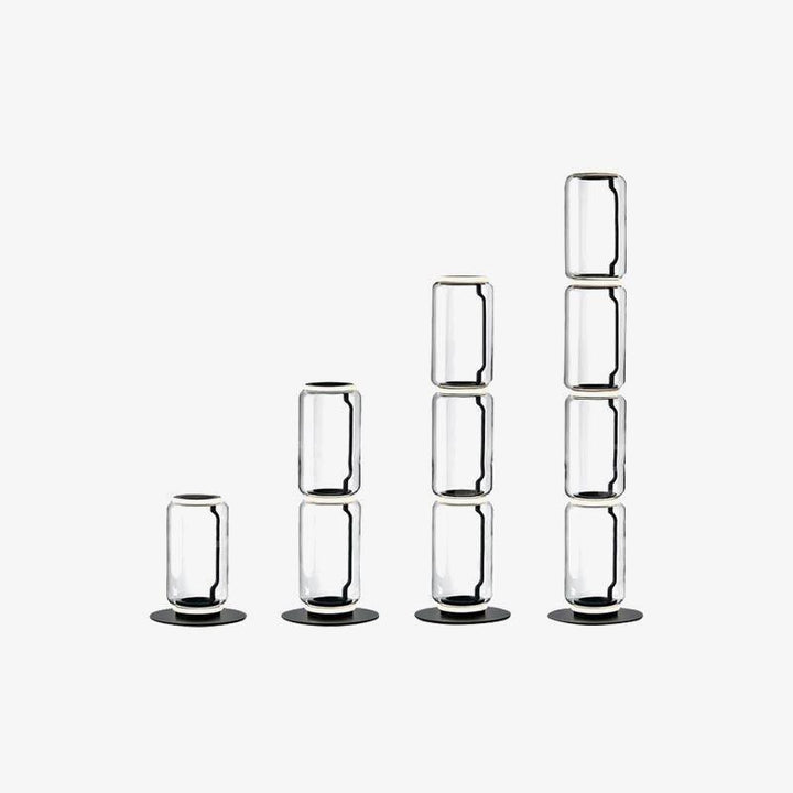 Bambu Glas Golvlampa