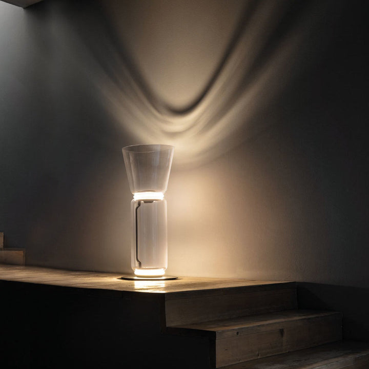 Bambu Glas Golvlampa