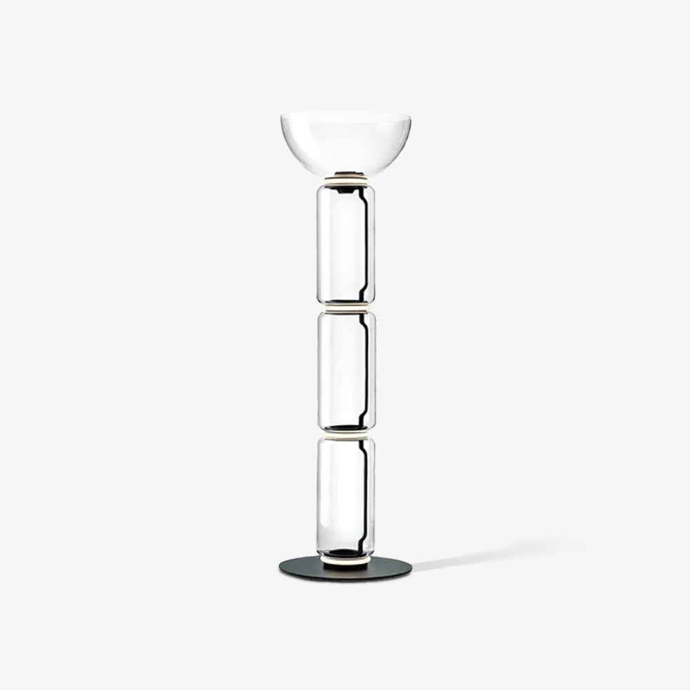 Bambu Glas Golvlampa