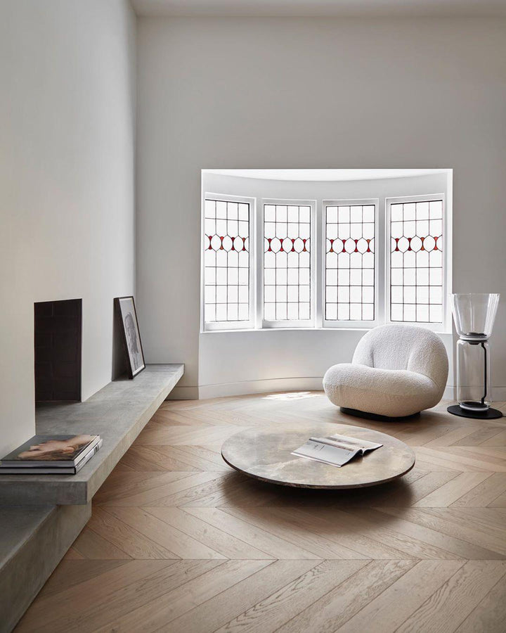 Bambu Glas Golvlampa