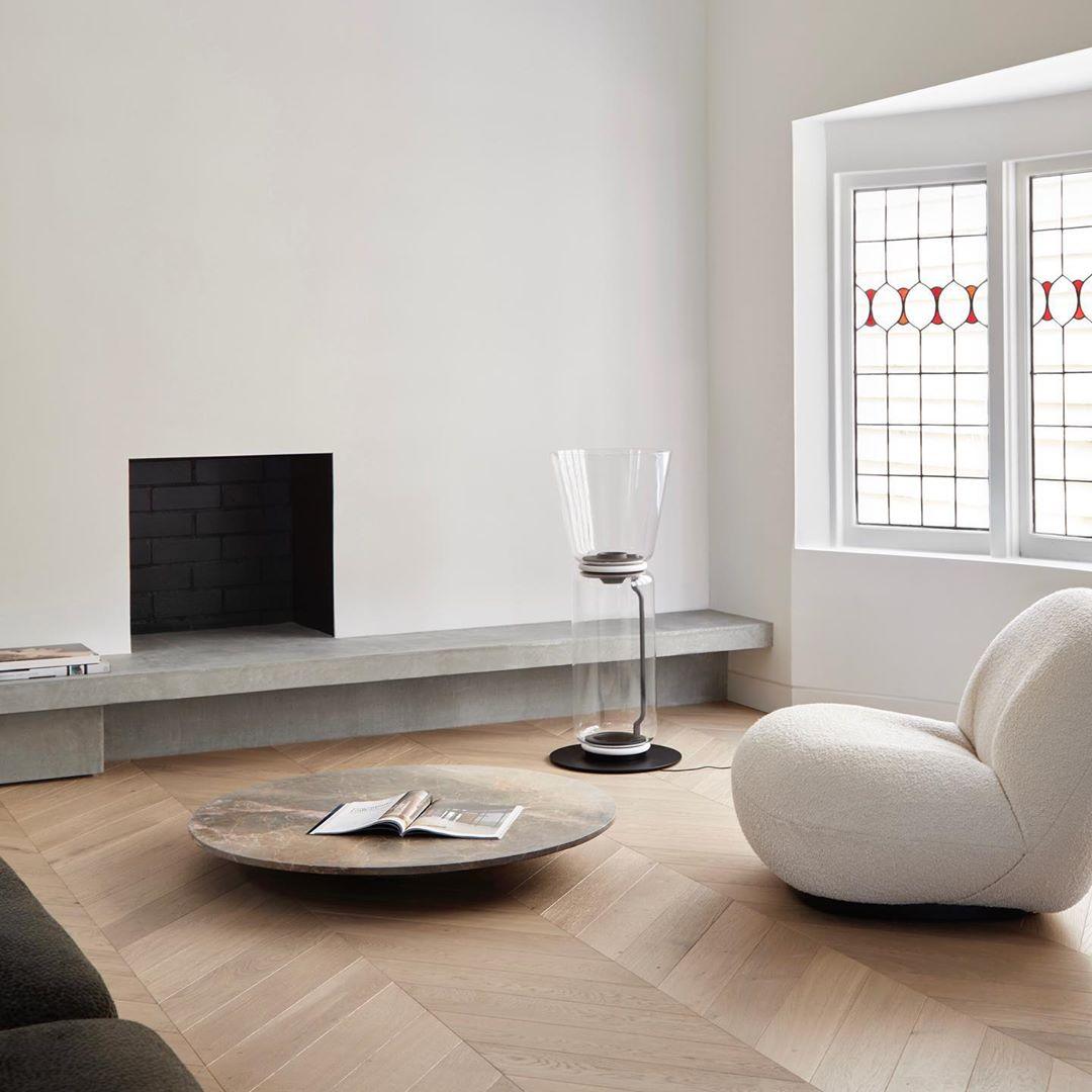 Bambu Glas Golvlampa