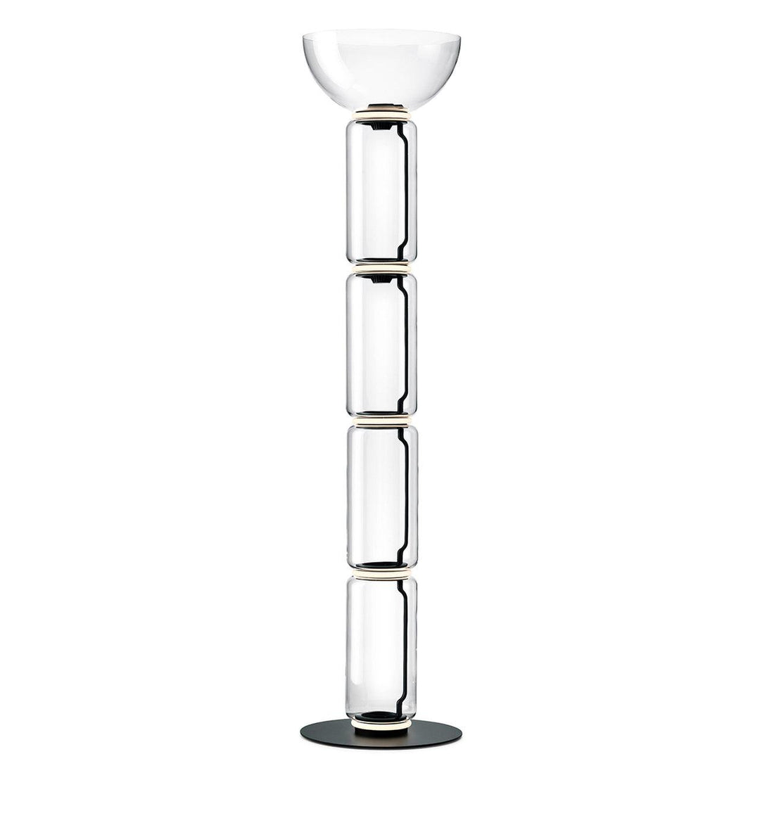 Bambu Glas Golvlampa