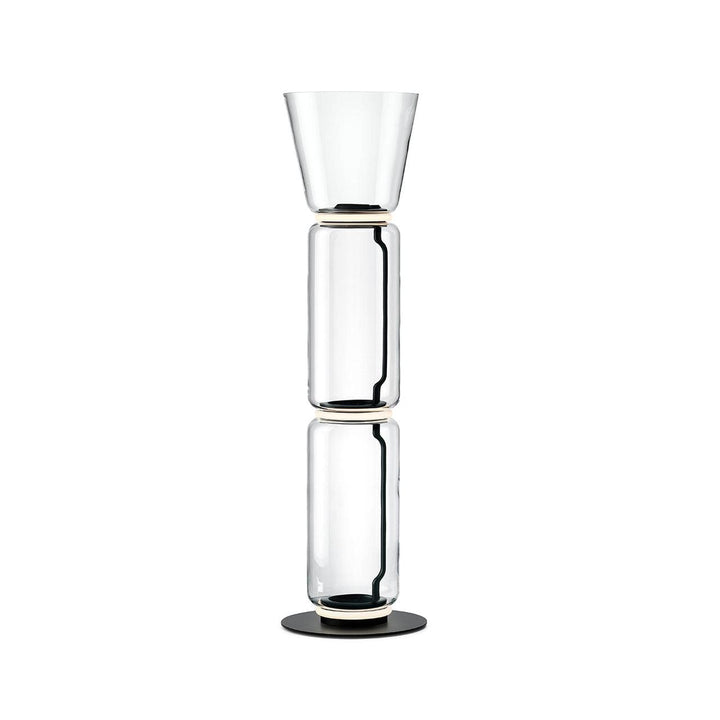 Bambu Glas Golvlampa