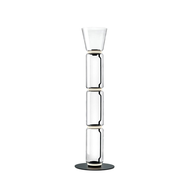Bambu Glas Golvlampa