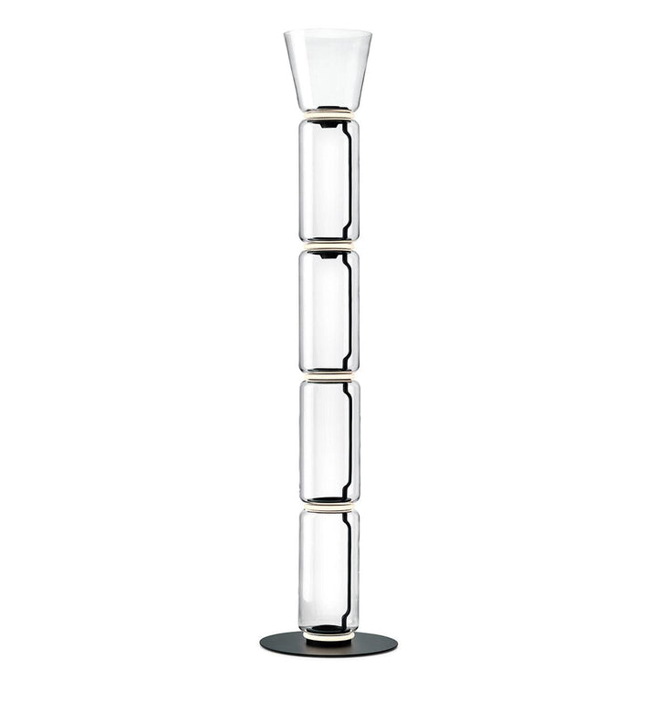 Bambu Glas Golvlampa