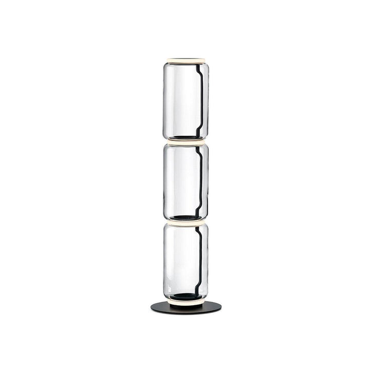 Bambu Glas Golvlampa