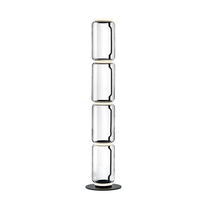 Bambu Glas Golvlampa