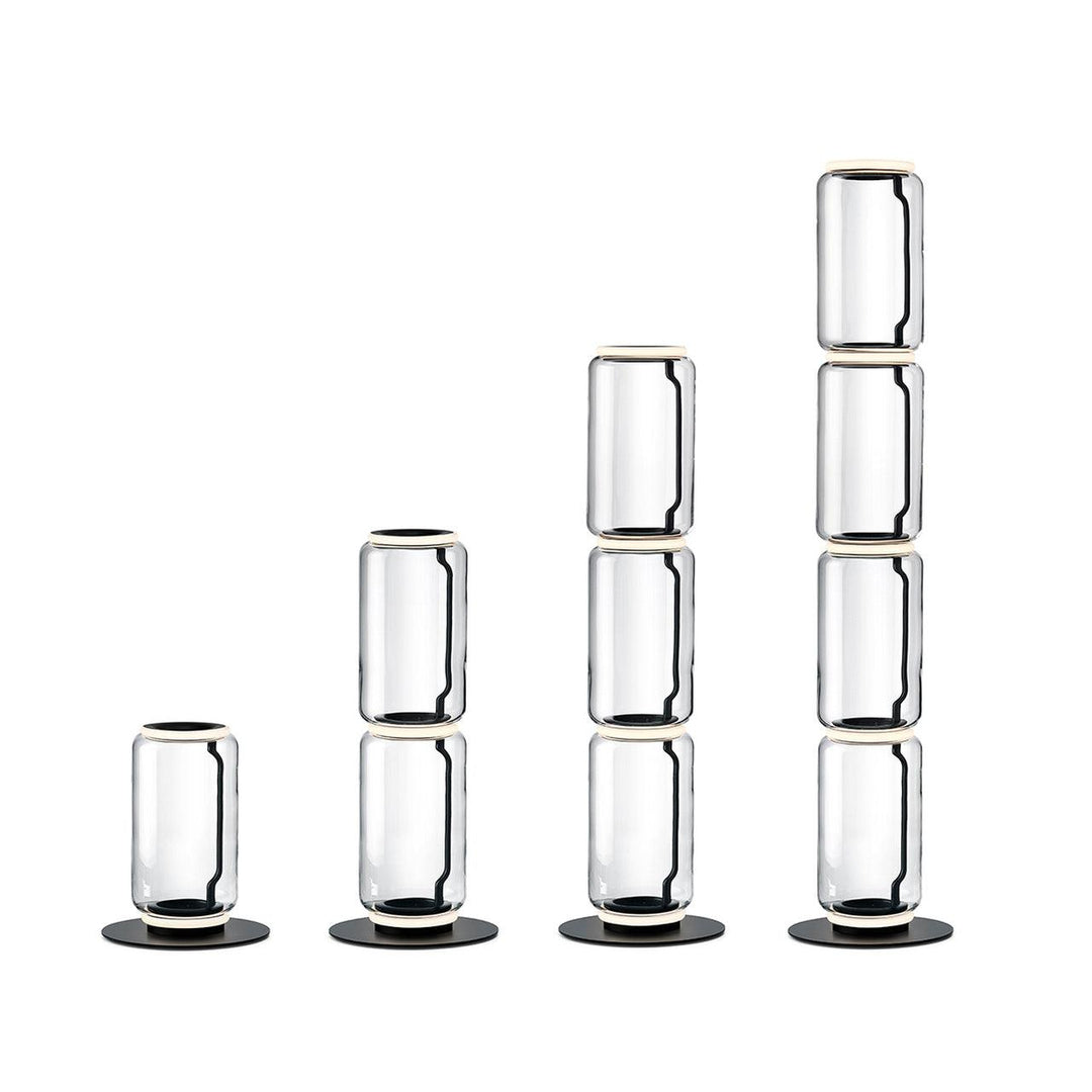 Bambu Glas Golvlampa