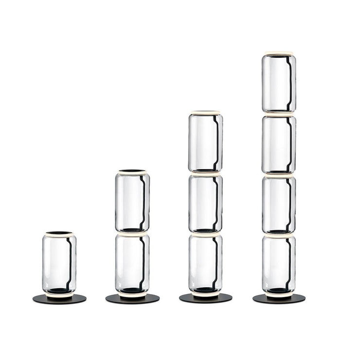 Bambu Glas Golvlampa