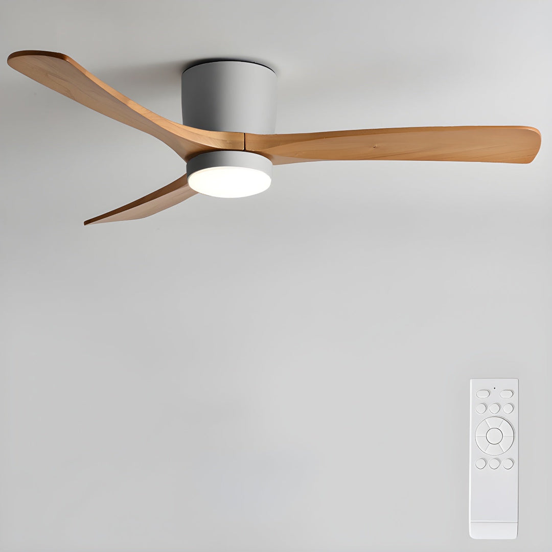 Nordisk Trä Takfläkt Lampa