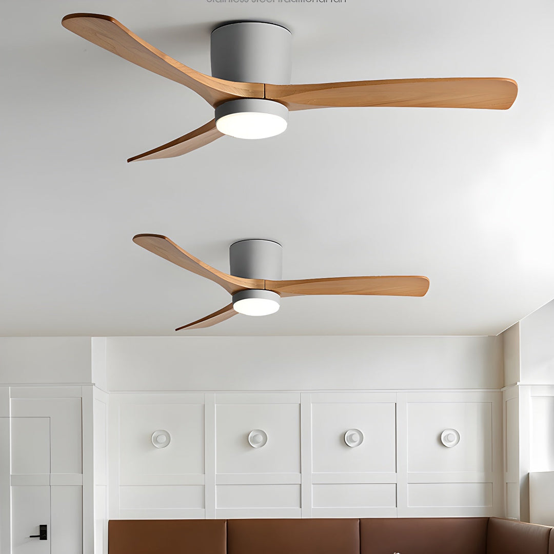 Nordisk Trä Takfläkt Lampa