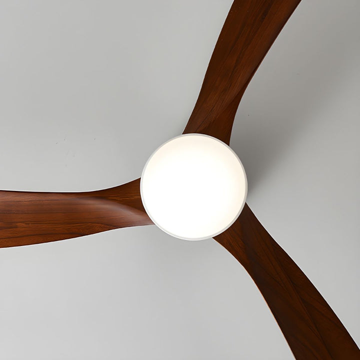Nordisk Trä Takfläkt Lampa