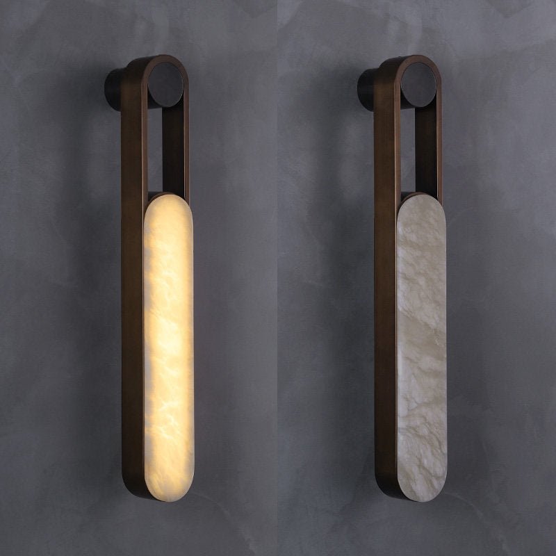 Norix Alabaster Ram Vägglampa