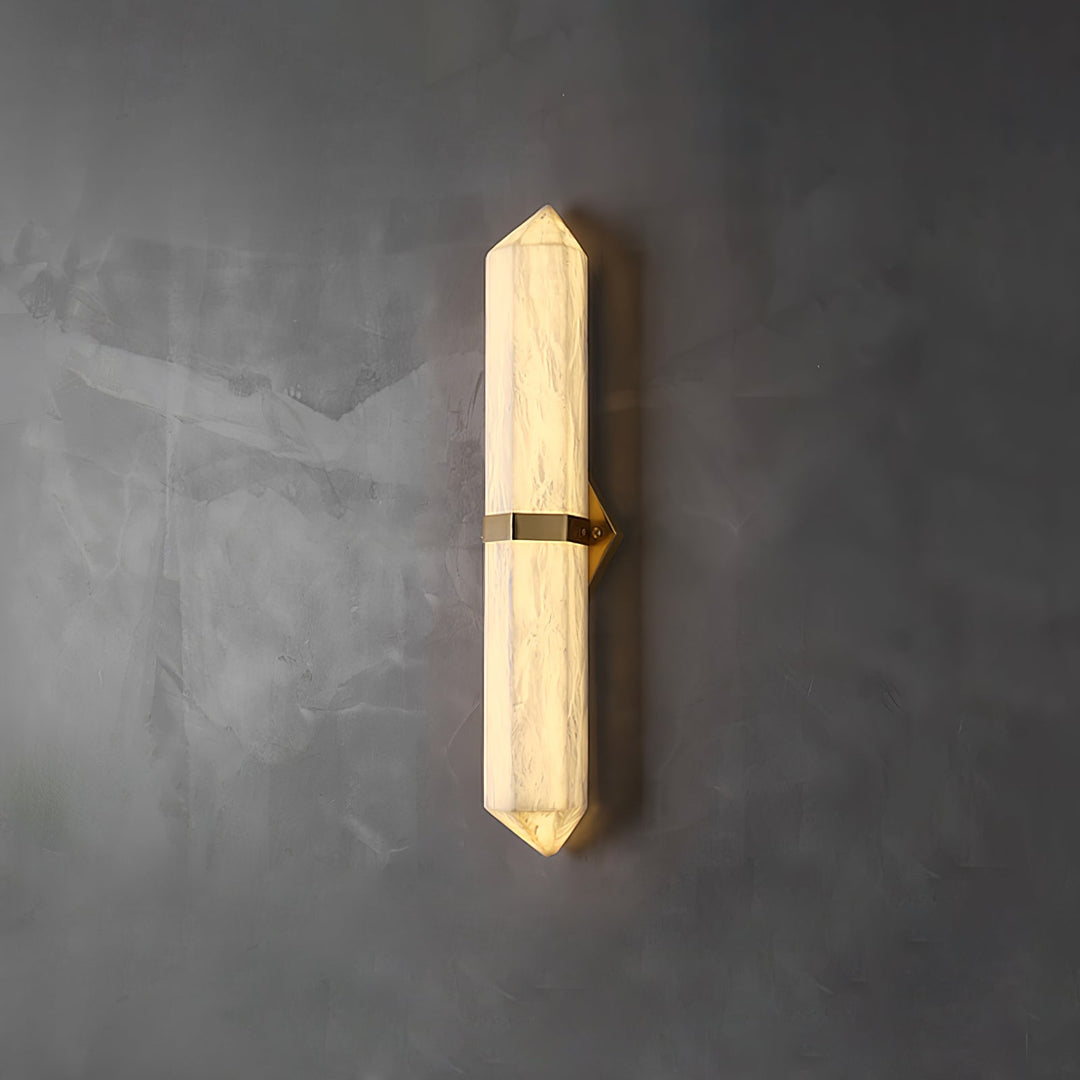 Alabaster Obelisk Vägglampa