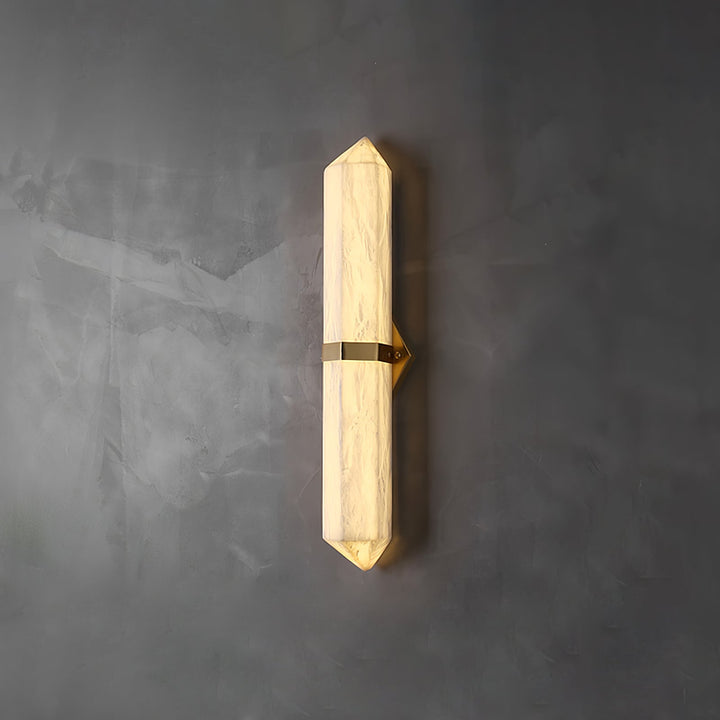 Alabaster Obelisk Vägglampa