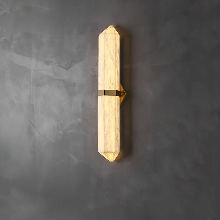 Alabaster Obelisk Vägglampa