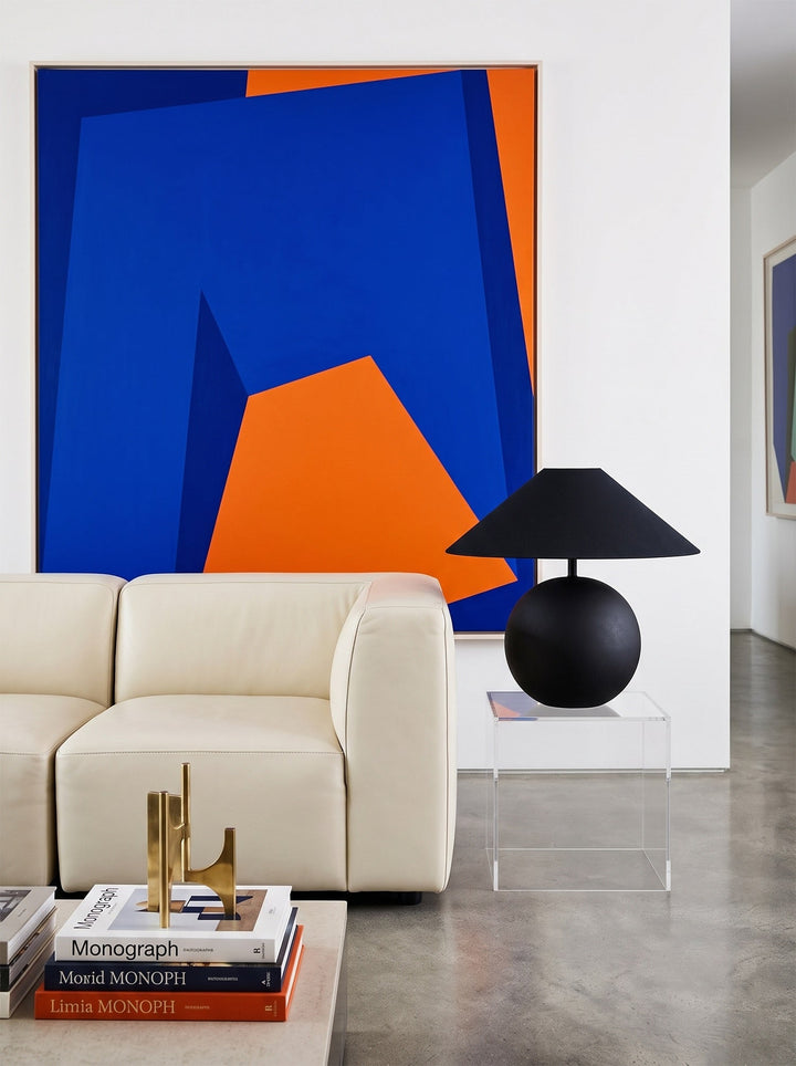 Obsidian Sphere Bordslampa