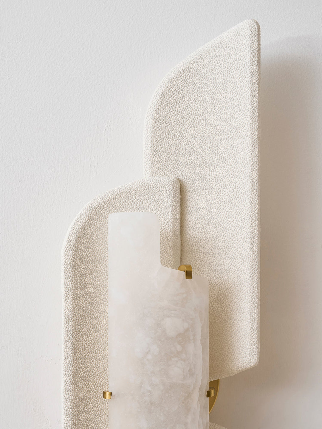 Skulpterad Alabaster Vägglampa