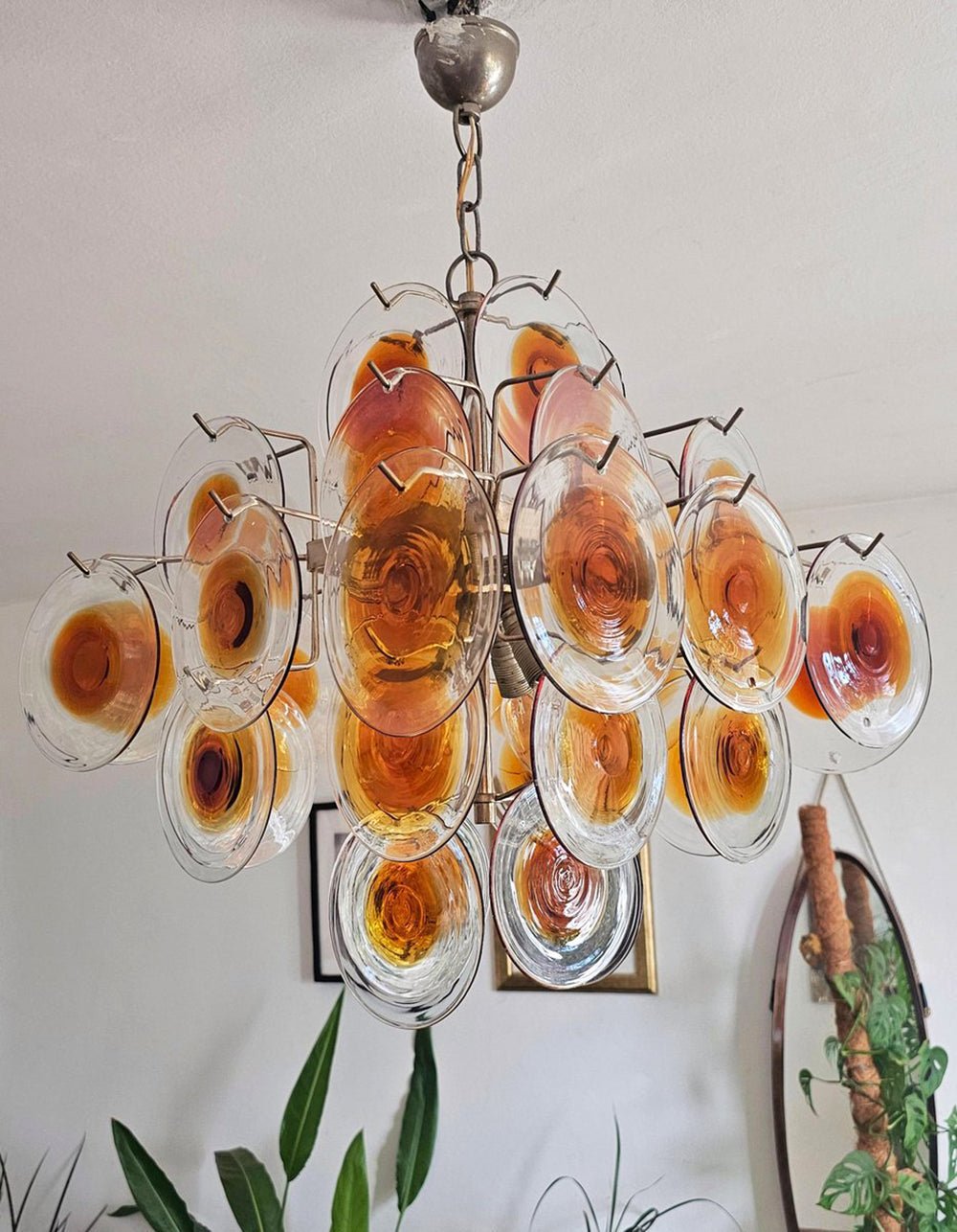 Vintage Murano-stil Glas Chandeliers