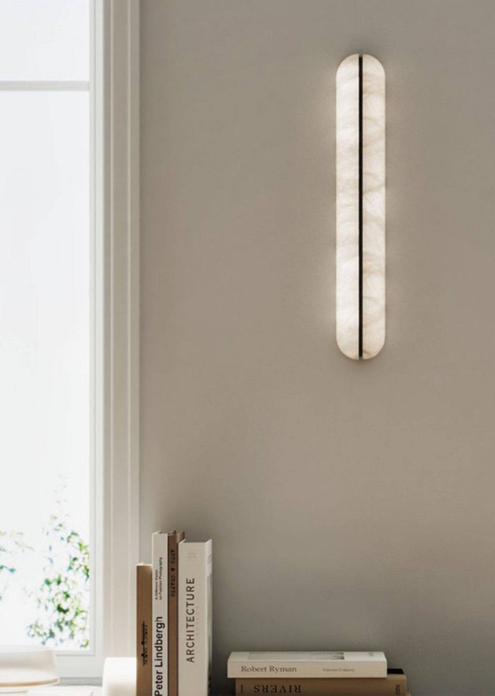 Orbison Alabaster Vägglampa