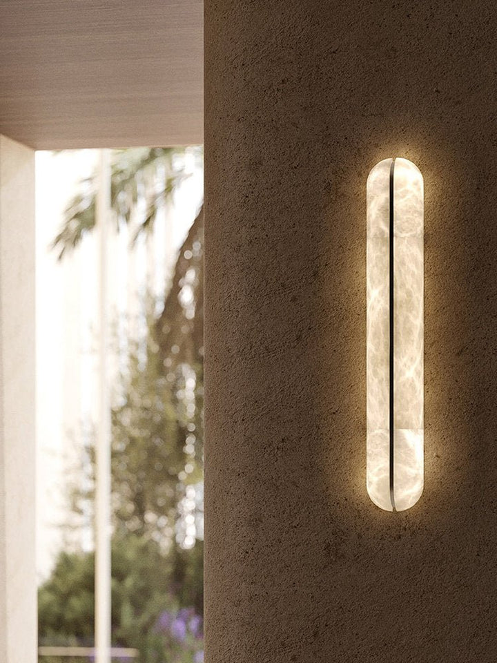 Orbison Alabaster Vägglampa