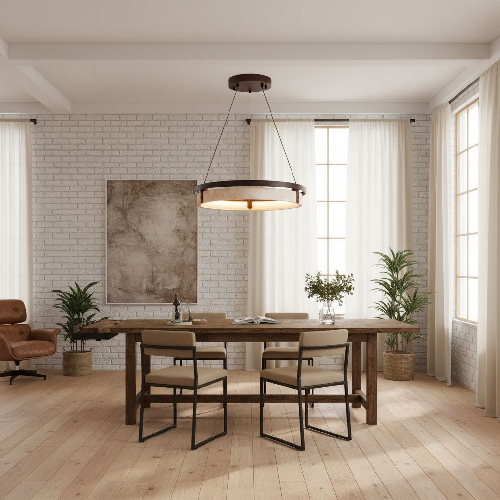 Orbit Travertine Pendellampa