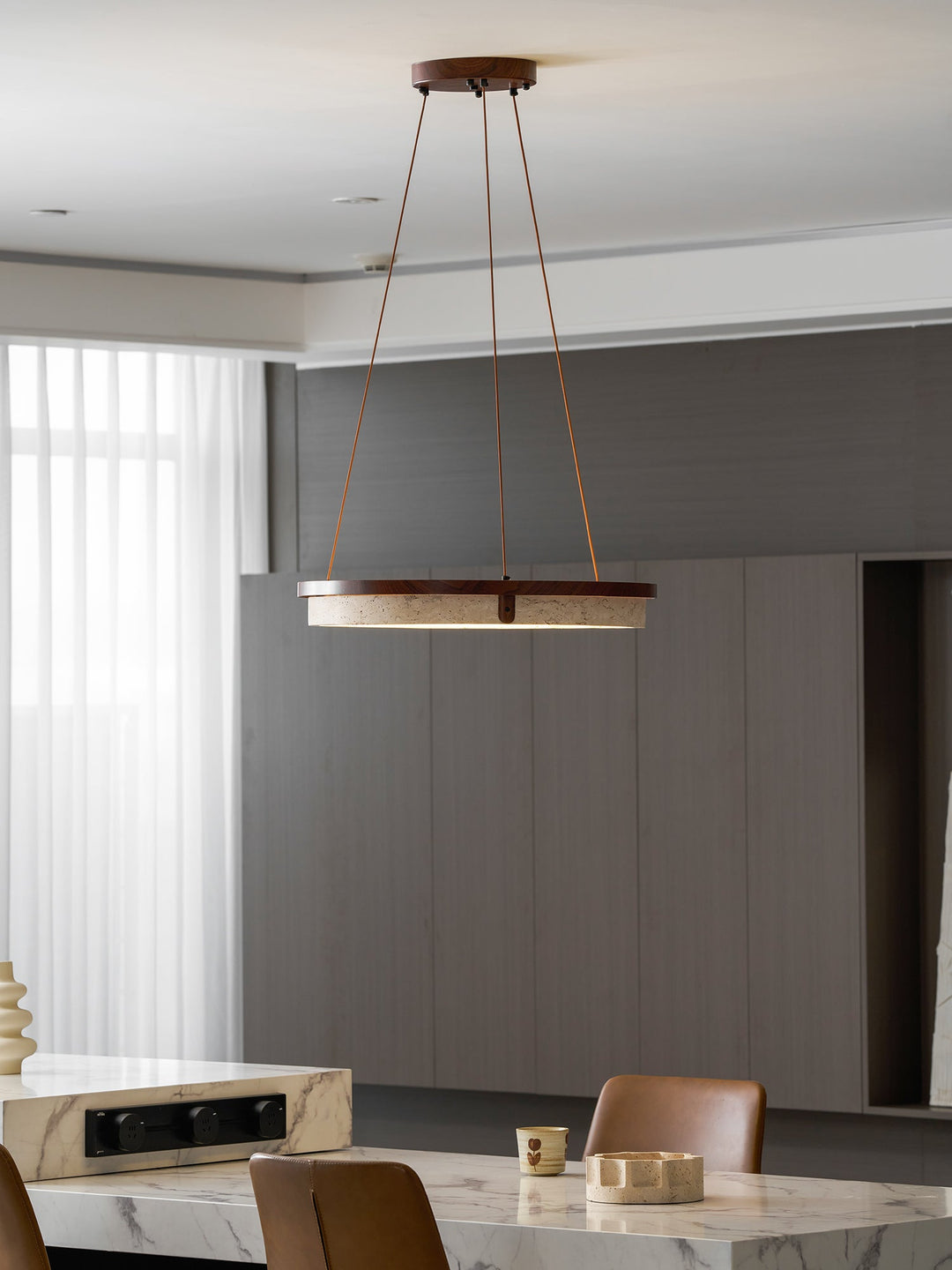 Orbit Travertine Pendellampa