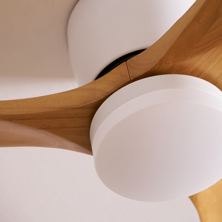 Nordisk Trä Takfläkt Lampa