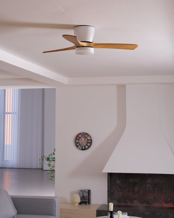 Nordisk Trä Takfläkt Lampa