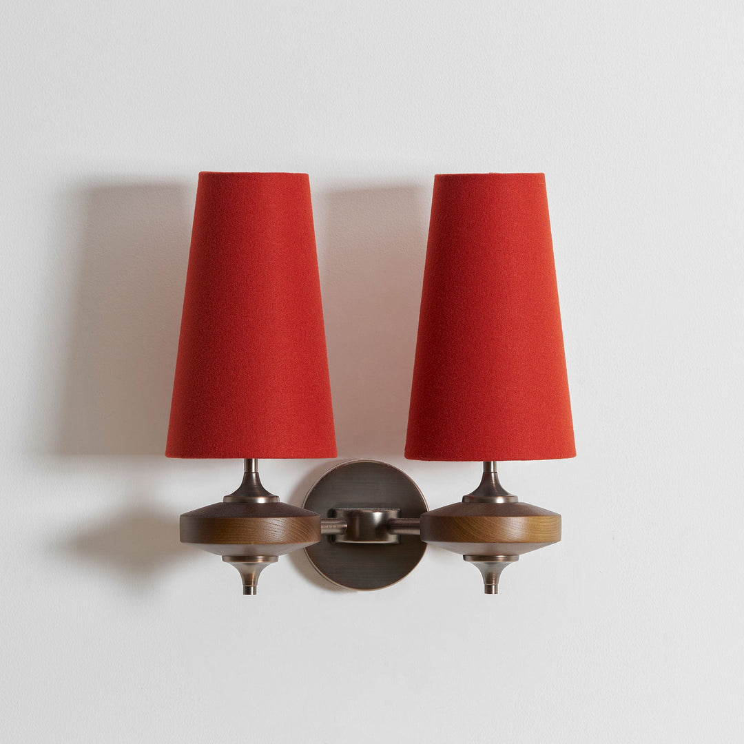 Orlan Twin Shade Vägglampa