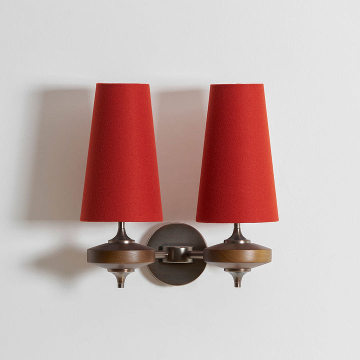 Orlan Twin Shade Vägglampa