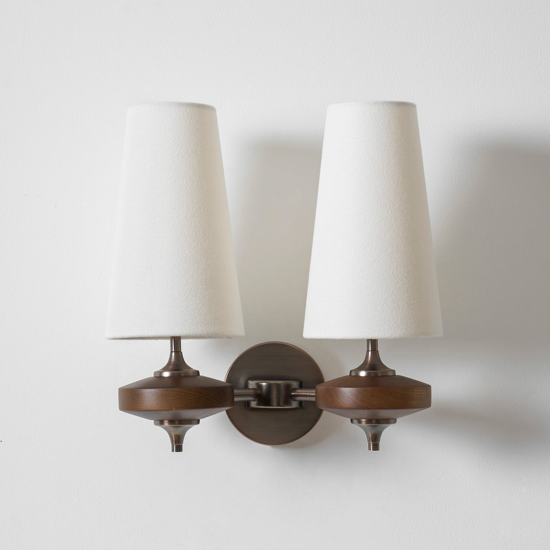 Orlan Twin Shade Vägglampa