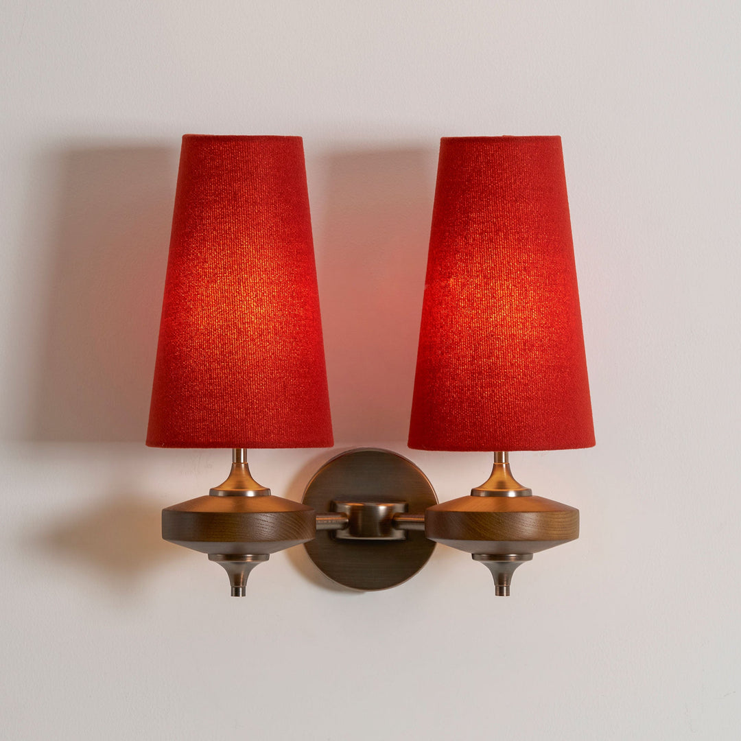 Orlan Twin Shade Vägglampa