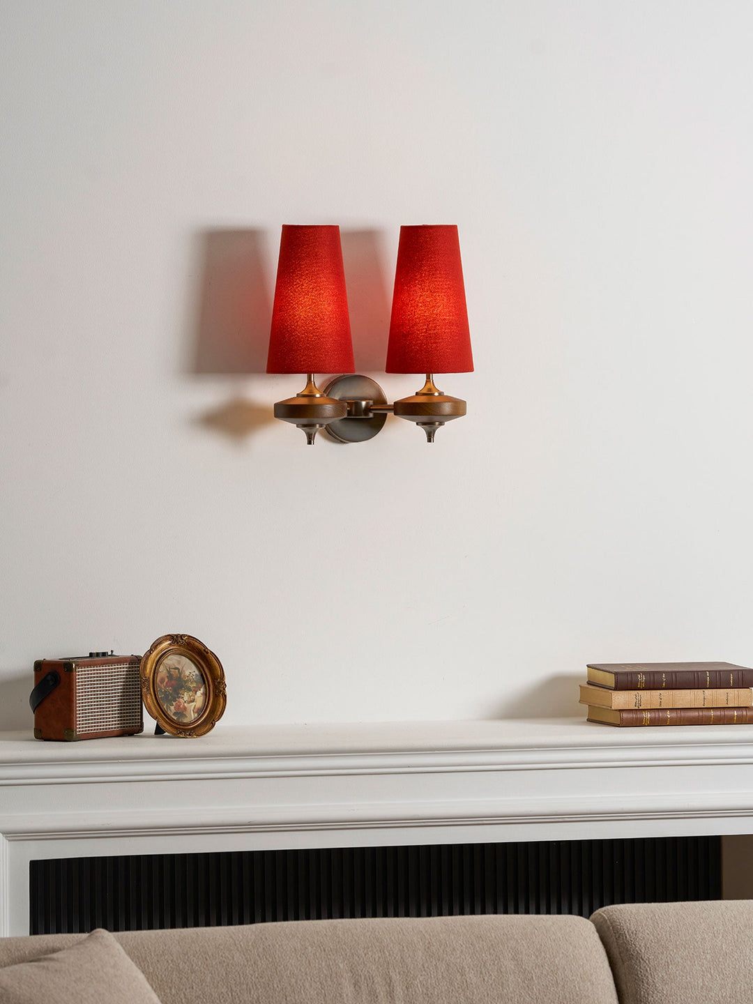 Orlan Twin Shade Vägglampa