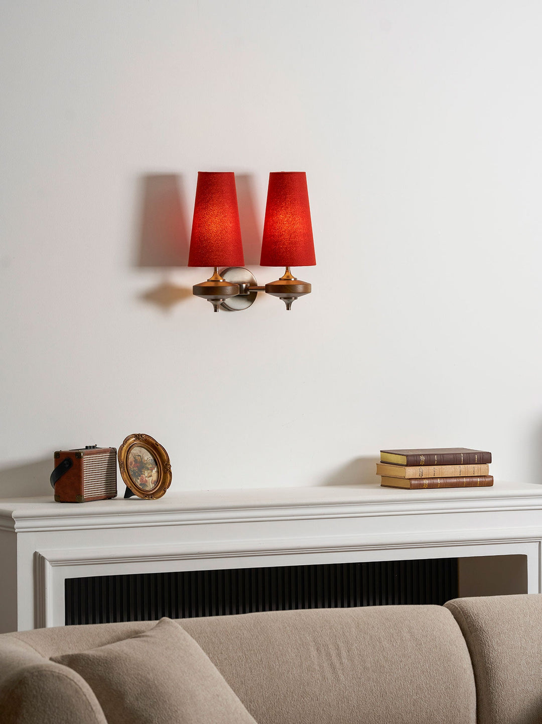 Orlan Twin Shade Vägglampa