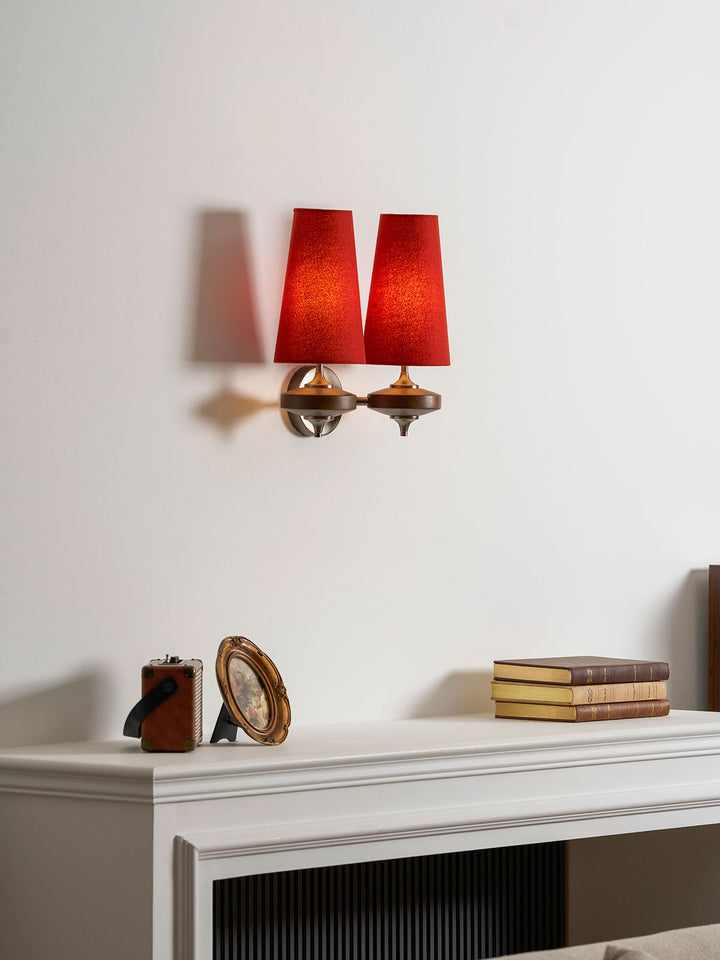 Orlan Twin Shade Vägglampa