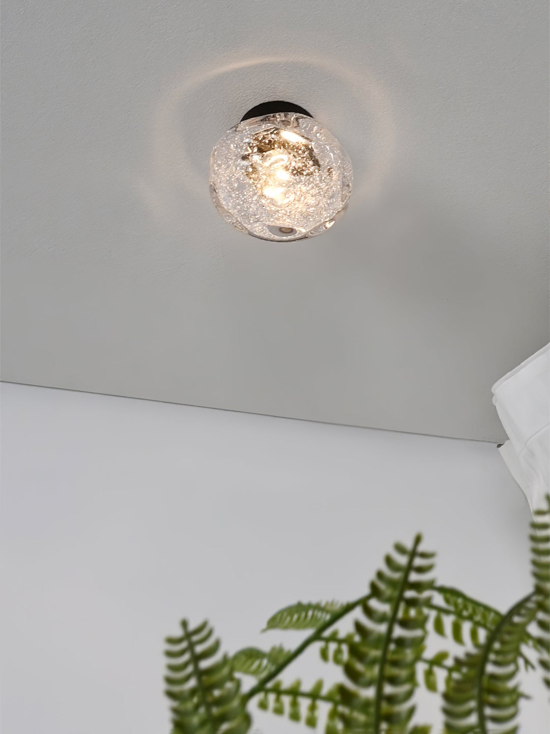 Orrin Smält Glas Vägglampa