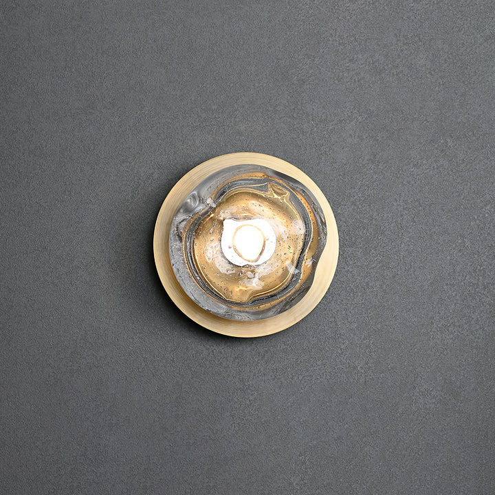 Orrin Smält Glas Vägglampa
