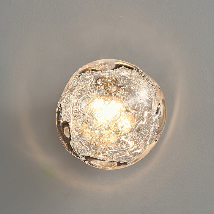 Orrin Smält Glas Vägglampa