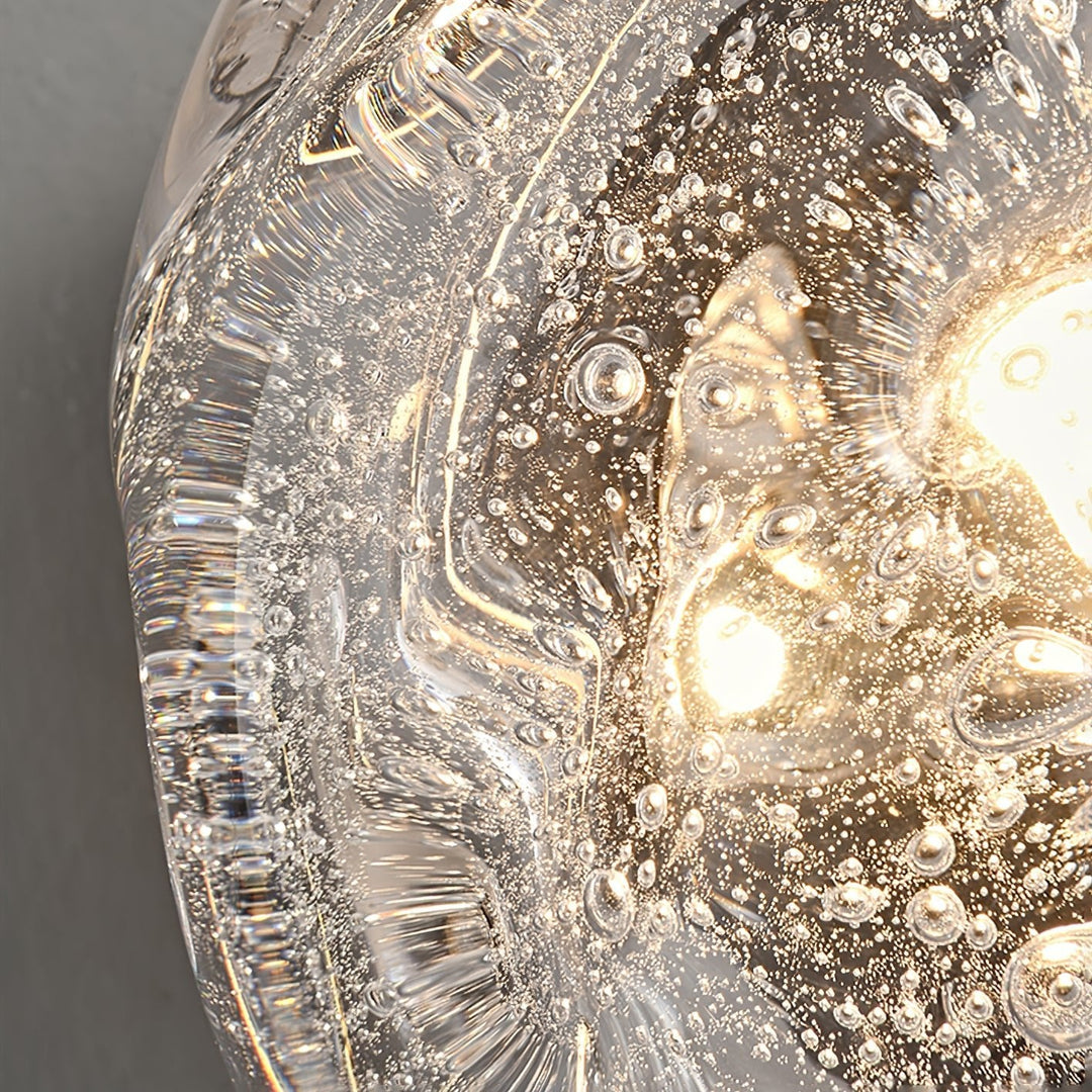 Orrin Smält Glas Vägglampa
