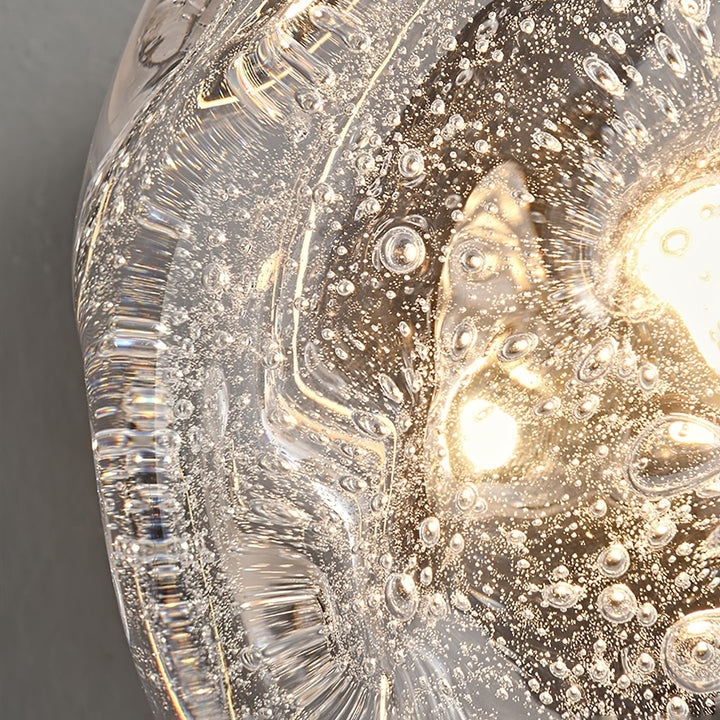 Orrin Smält Glas Vägglampa