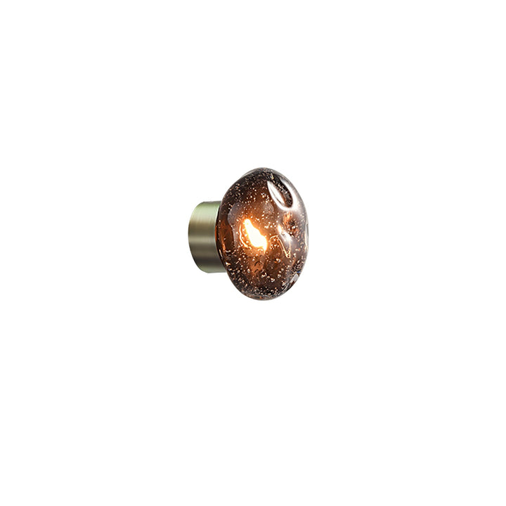 Orrin Smält Glas Vägglampa