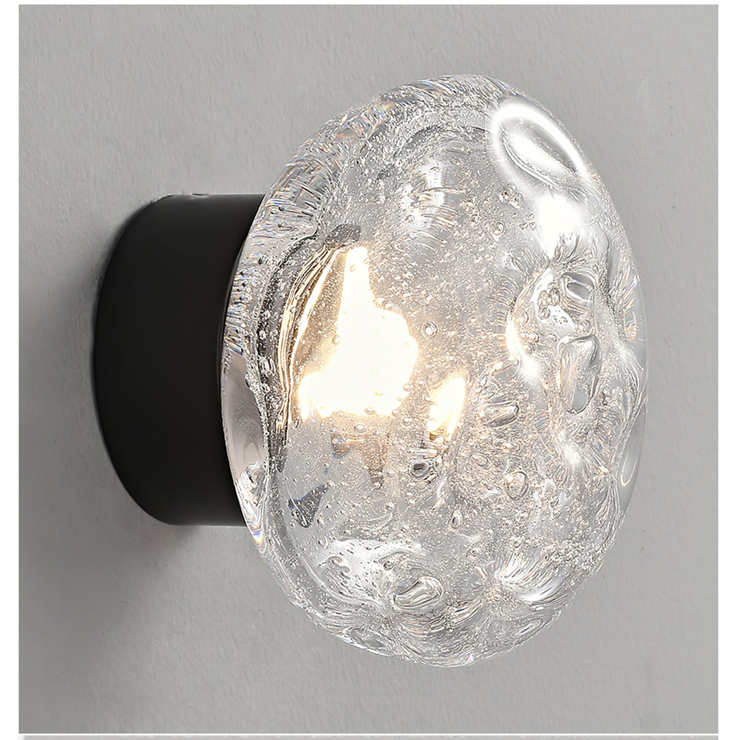 Orrin Smält Glas Vägglampa