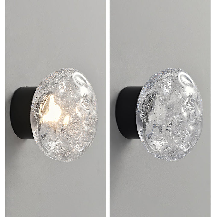Orrin Smält Glas Vägglampa