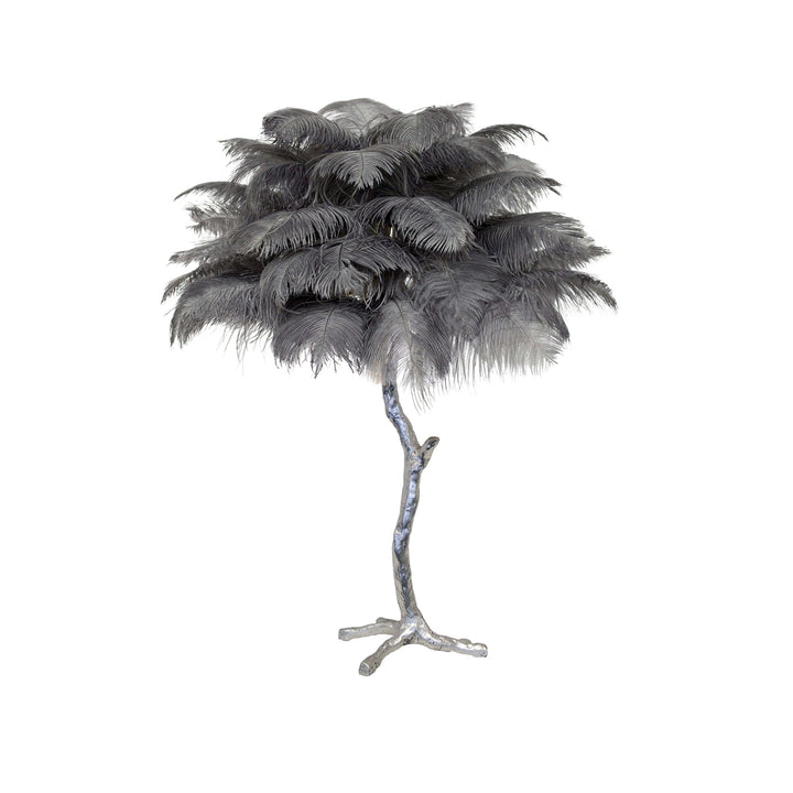 Strutsfjäder Bordslampa