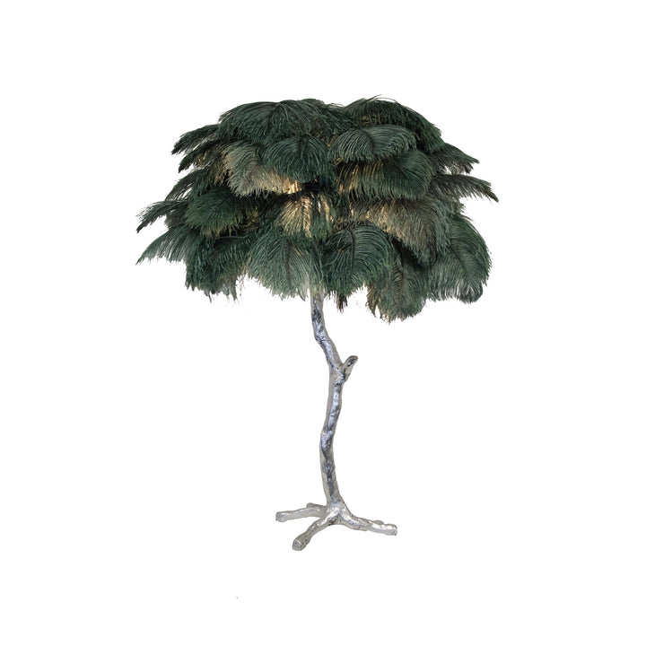 Strutsfjäder Bordslampa