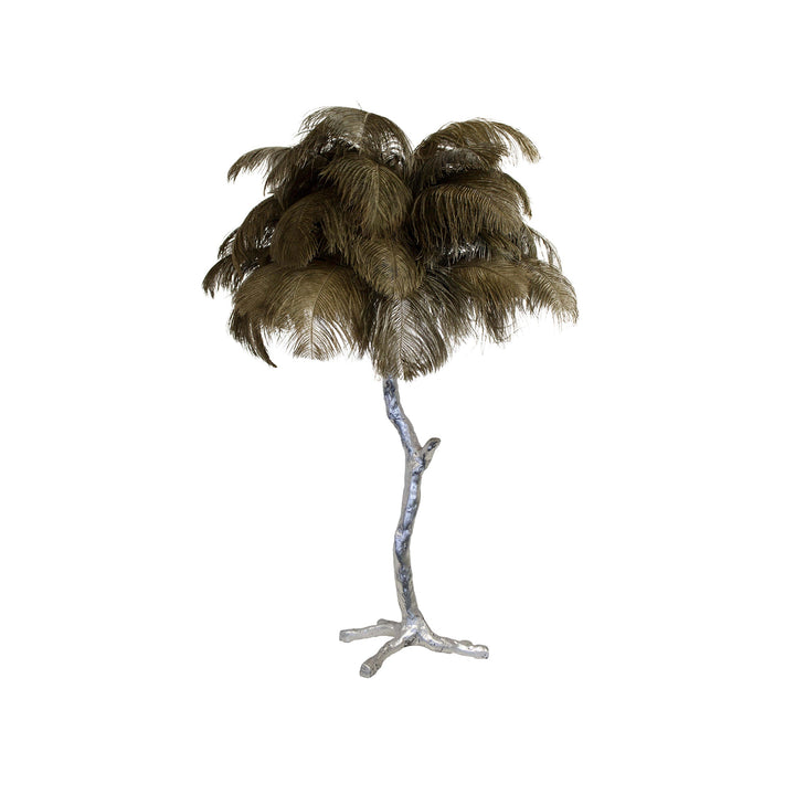 Strutsfjäder Bordslampa